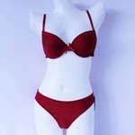 Christmas festival ladies push bra and panties set